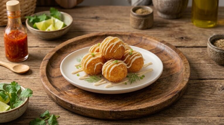 Viên Hải Sản Tẩm Bột Xốt Mayonnaise