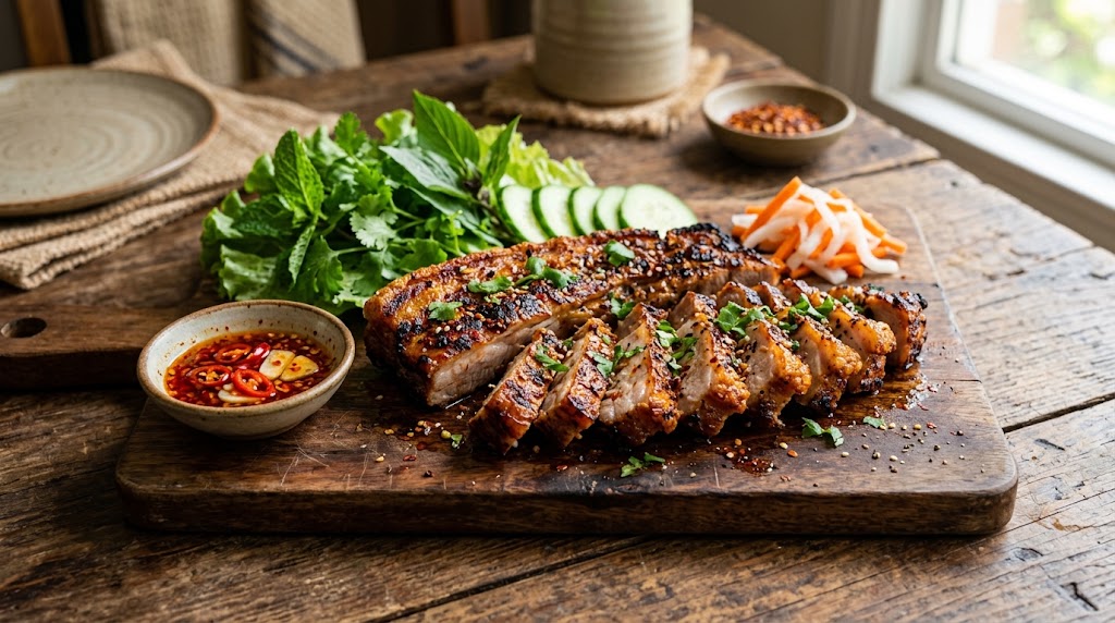 bảo quản Nạc Giòn Nướng Cay Ngũ Vị đông lạnh