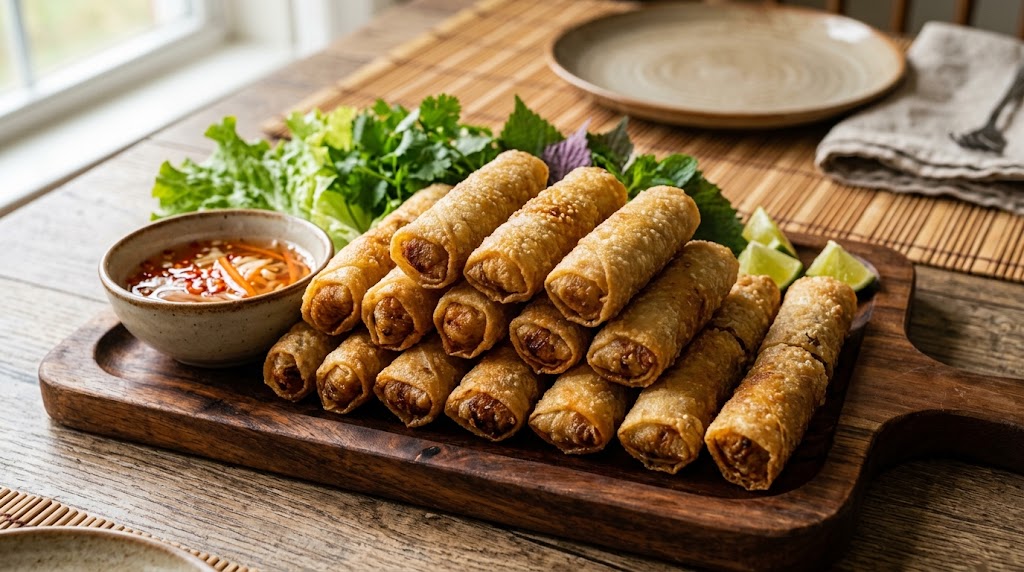 Chả Giò Thịt Đặc Biệt giúp tiết kiệm thời gian nấu nướng