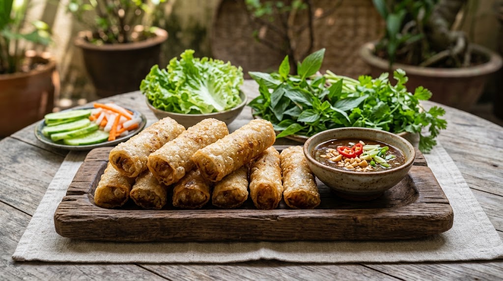hương vị chả giò chay