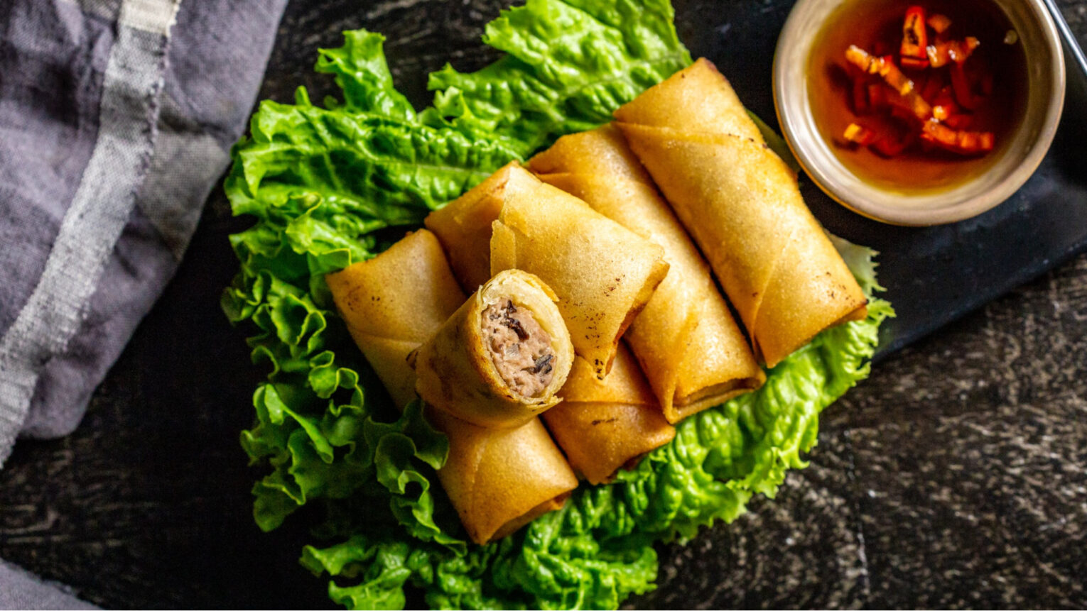 Chả Giò Thịt Đặc Biệt đóng gói tại Việt Long