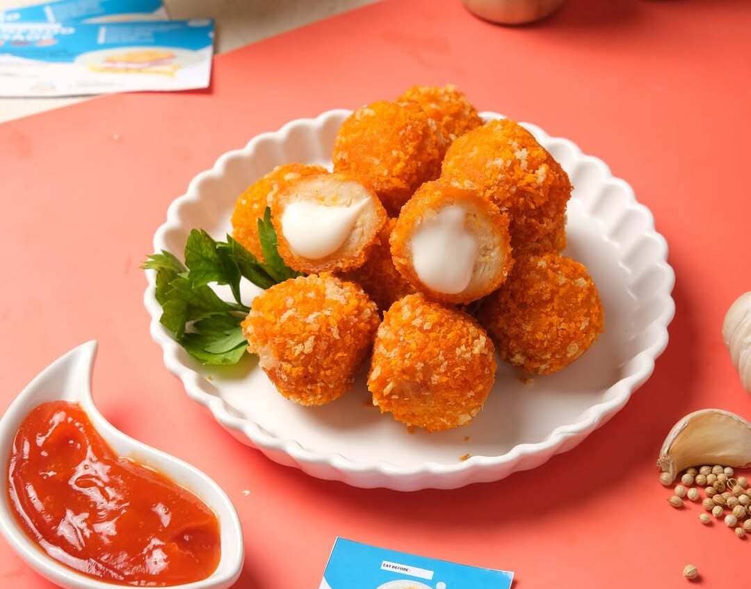 Viên Hải Sản Tẩm Bột Xốt Mayonnaise đông lạnh