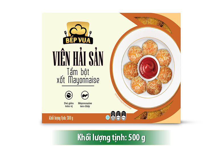 mua Viên Hải Sản Tẩm Bột Xốt Mayonnaise đông lạnh