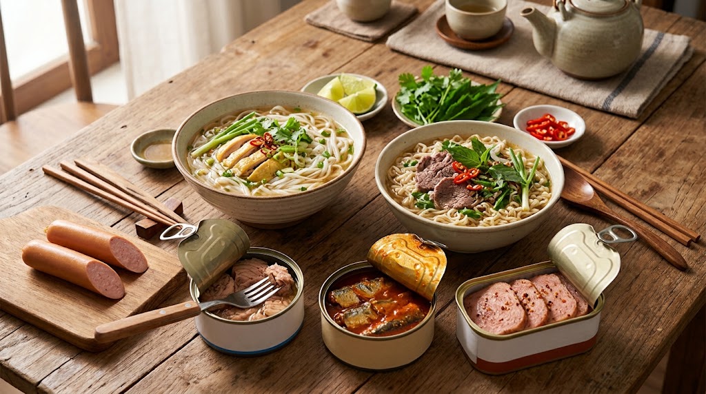 thực phẩm chế biến ăn liền là gì
