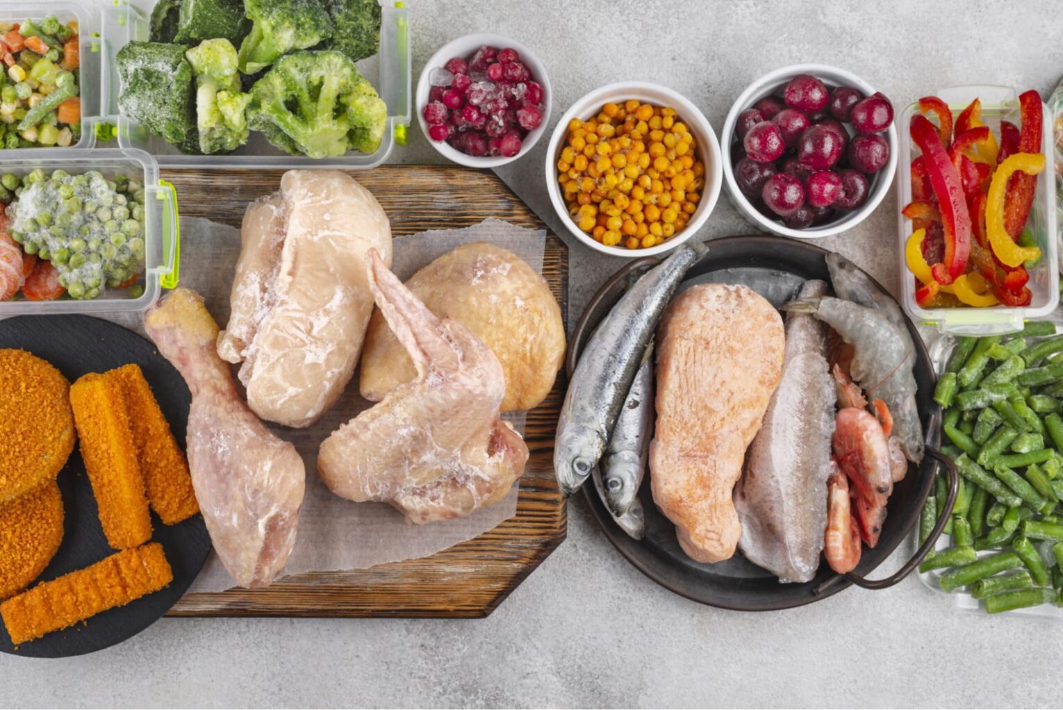 ưu điểm của thức ăn đông lạnh