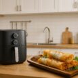 chiên chả giò đông lạnh bằng nồi chiên không dầu