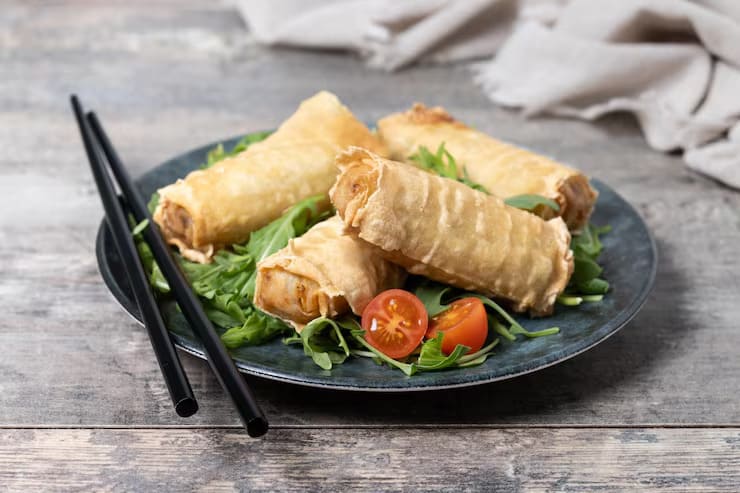 chả giò nhân thịt heo