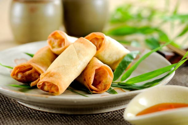 cách làm chả giò chay ngon