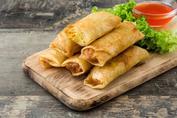 chả giò đậu xanh