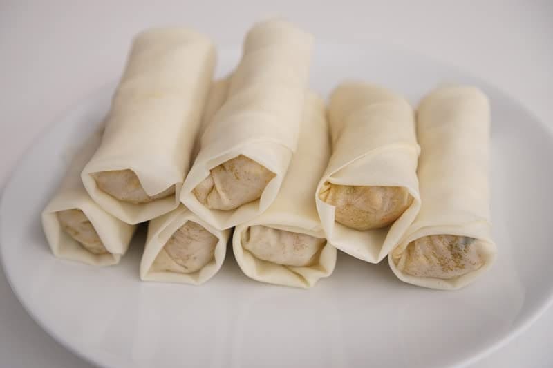 chiên chả giò đông lạnh