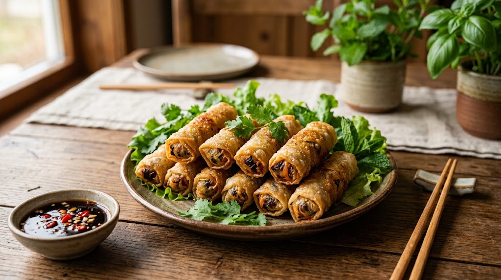 1 cái chả giò chay chiên bao nhiêu calo