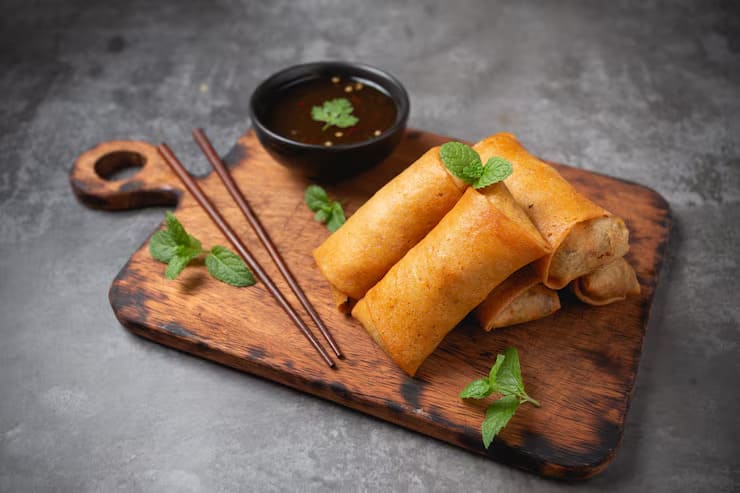 1 cái chả giò chay chiên bao nhiêu calo