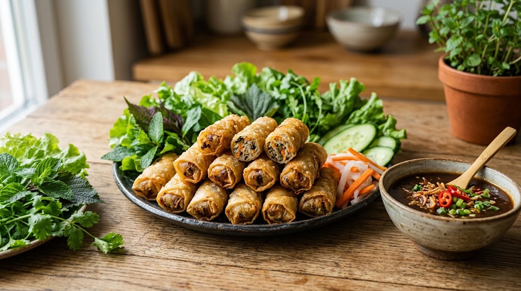 1 cuốn chả giò chay bao nhiêu calo