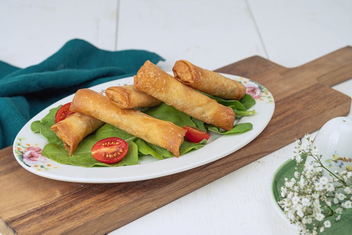 100g chả giò chay chiên bao nhiêu calo