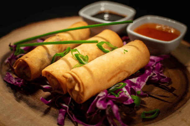 cách làm chả giò chay khoai lang