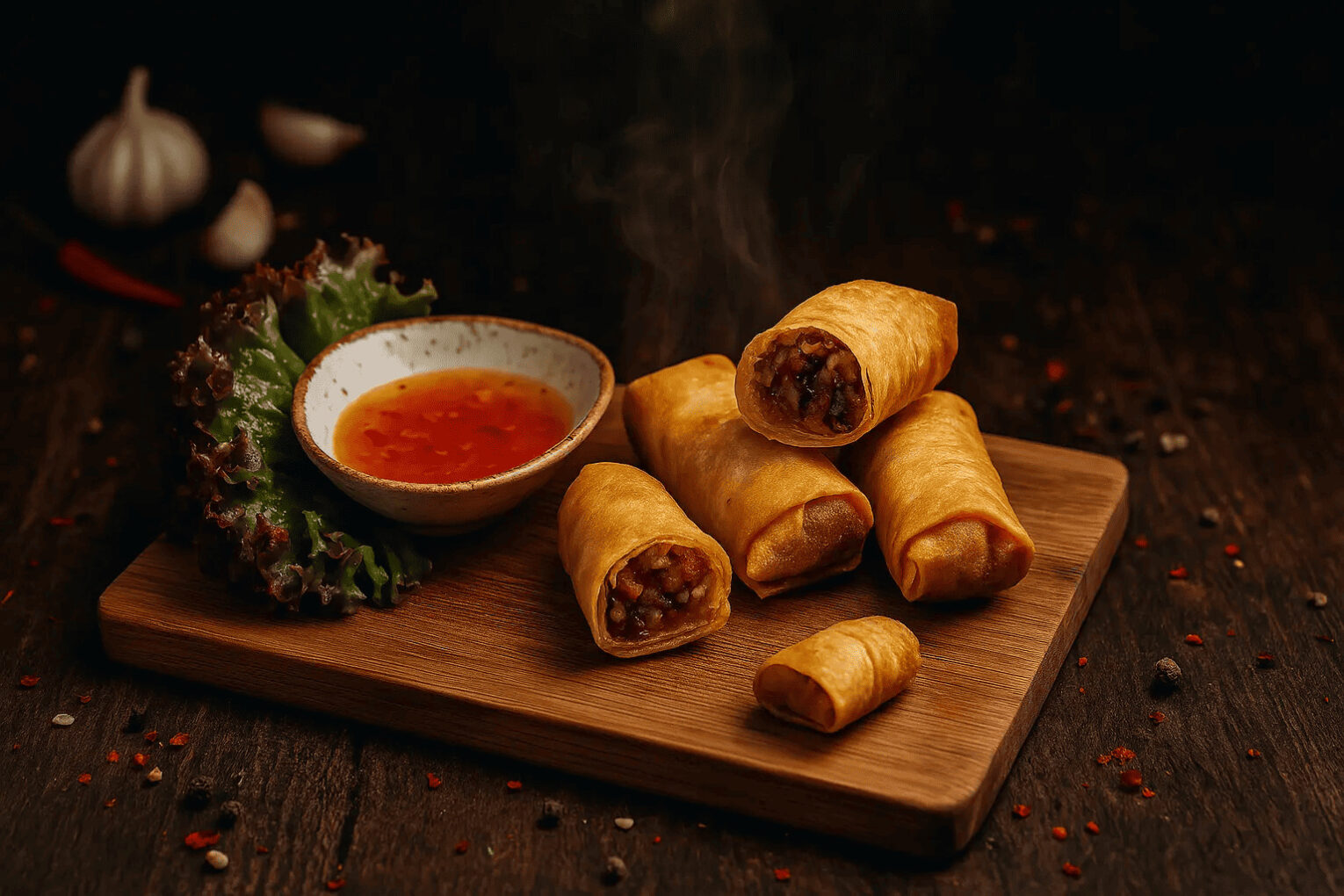 chả giò khoai lang