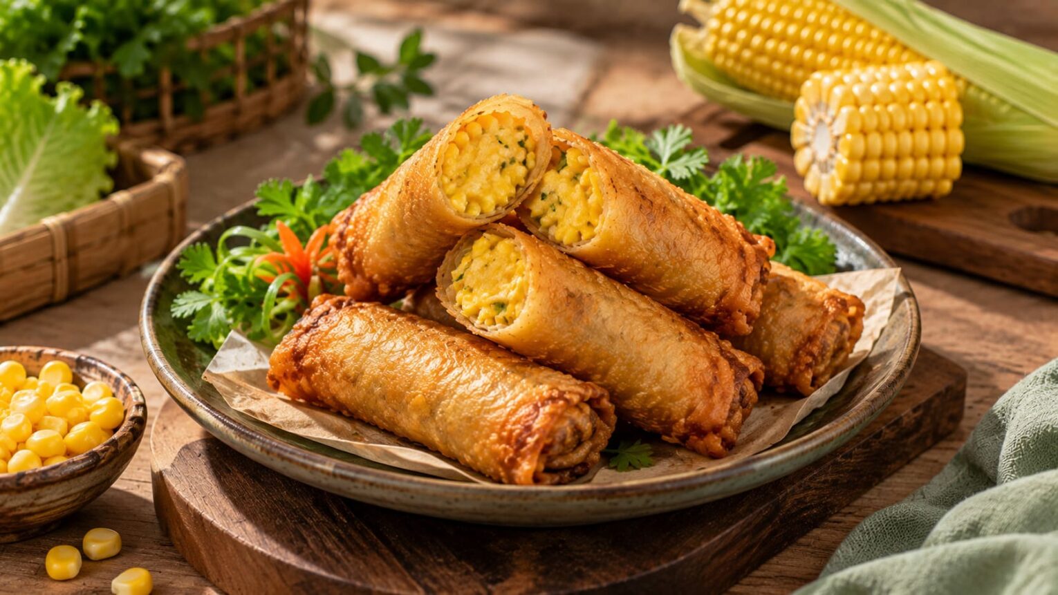 chả giò ram bắp chay