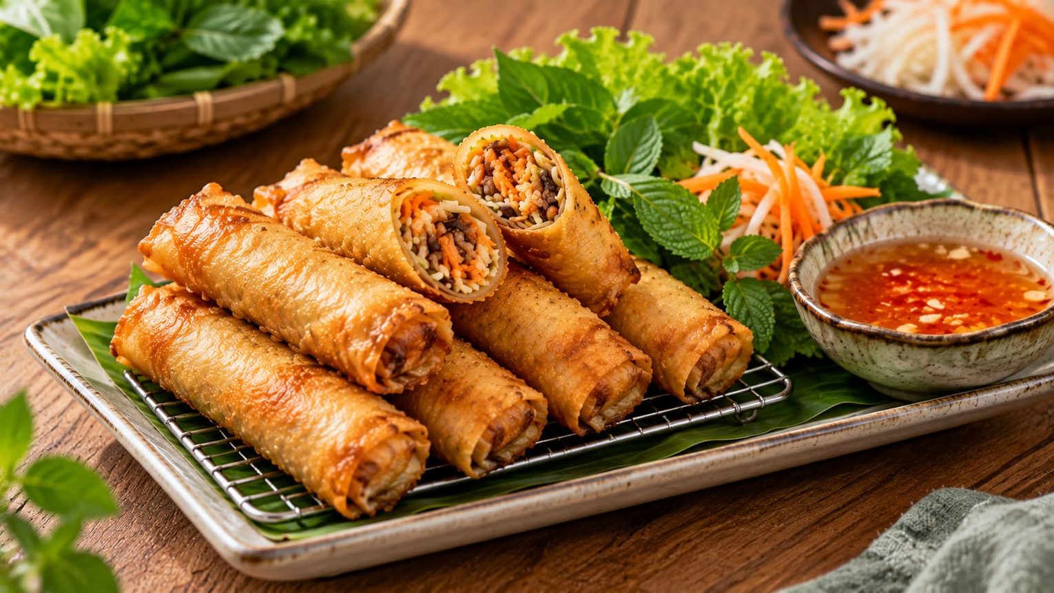 100g chả giò chiên bao nhiêu calo