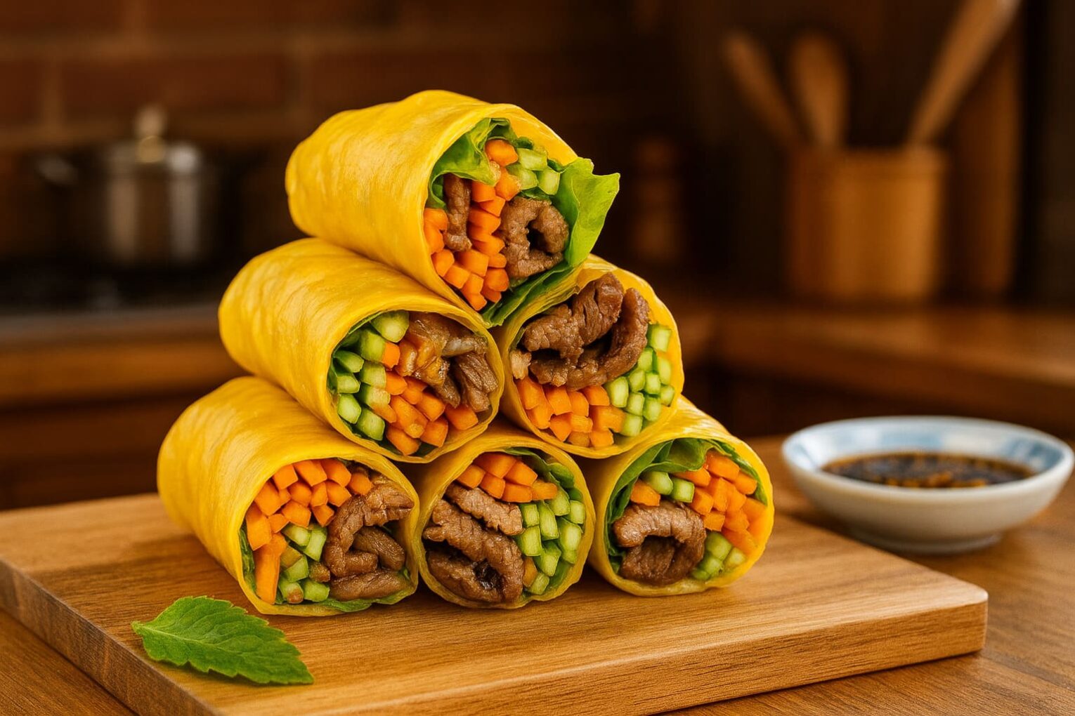 Bí quyết để chả giò thịt bò giòn lâu, không ngấm dầu