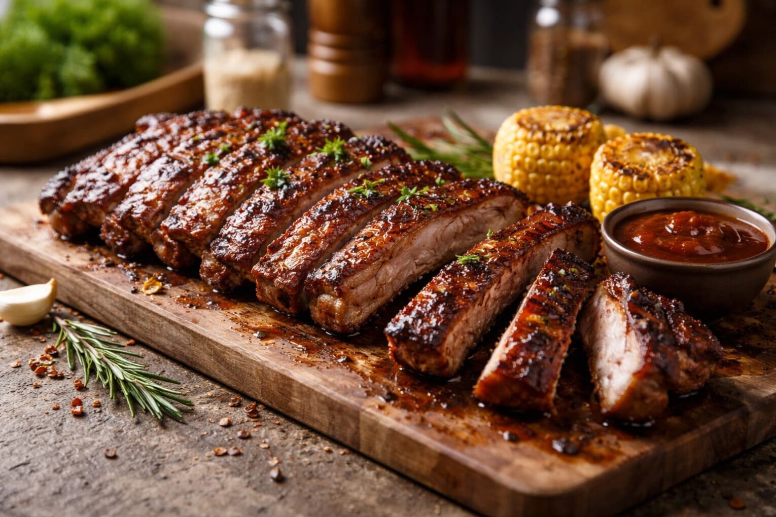 Cách ướp sườn nướng BBQ