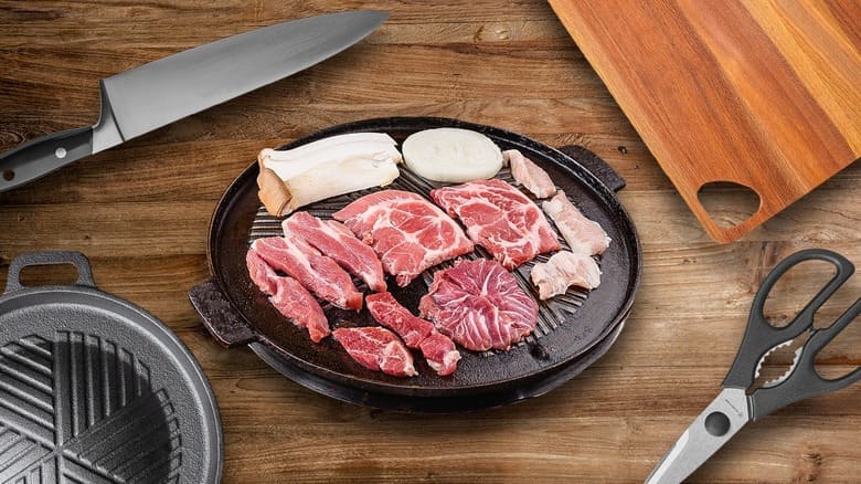 Nguyên liệu cần chuẩn bị ướp thịt nướng kiểu hàn