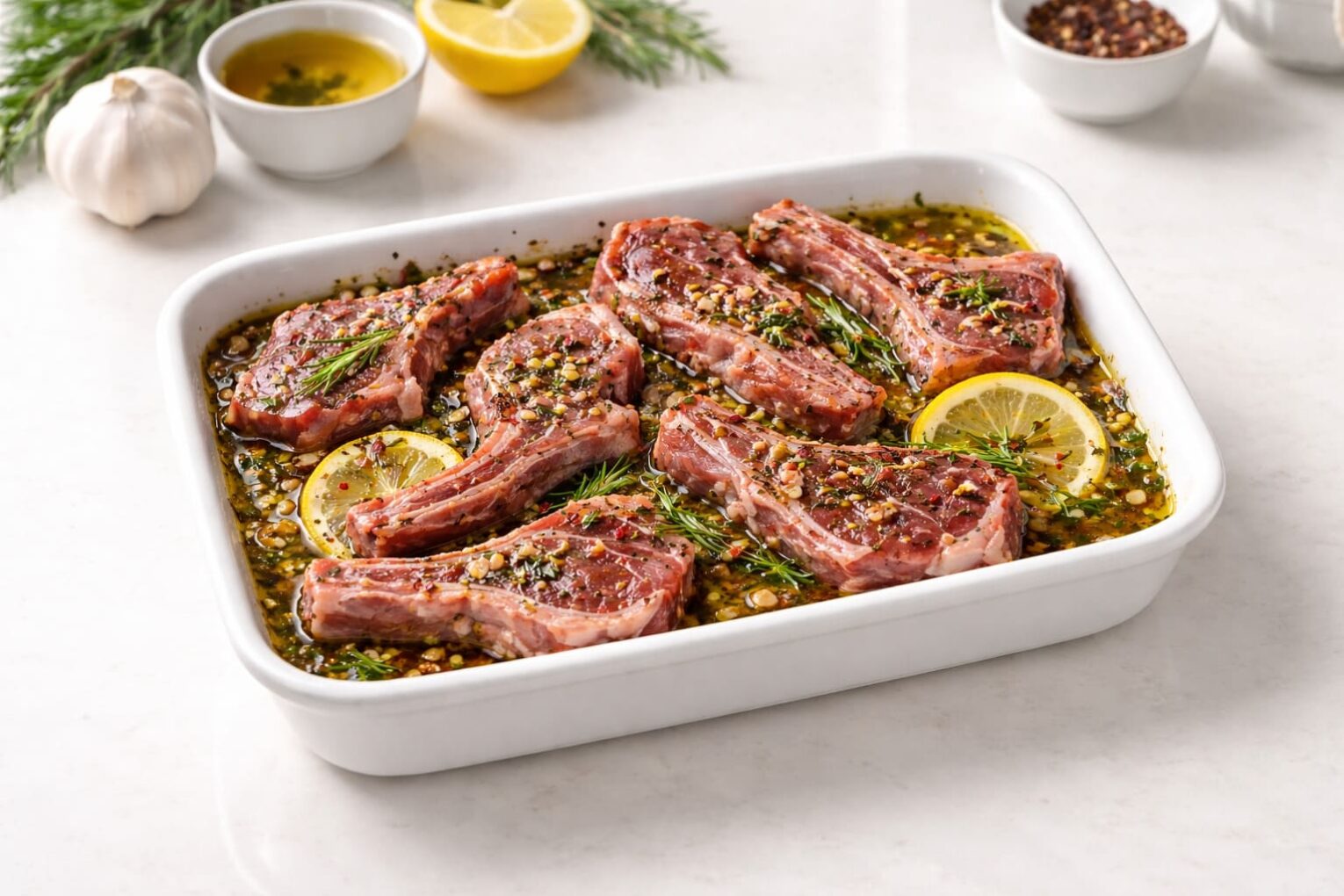 cách ướp sườn cừu nướng