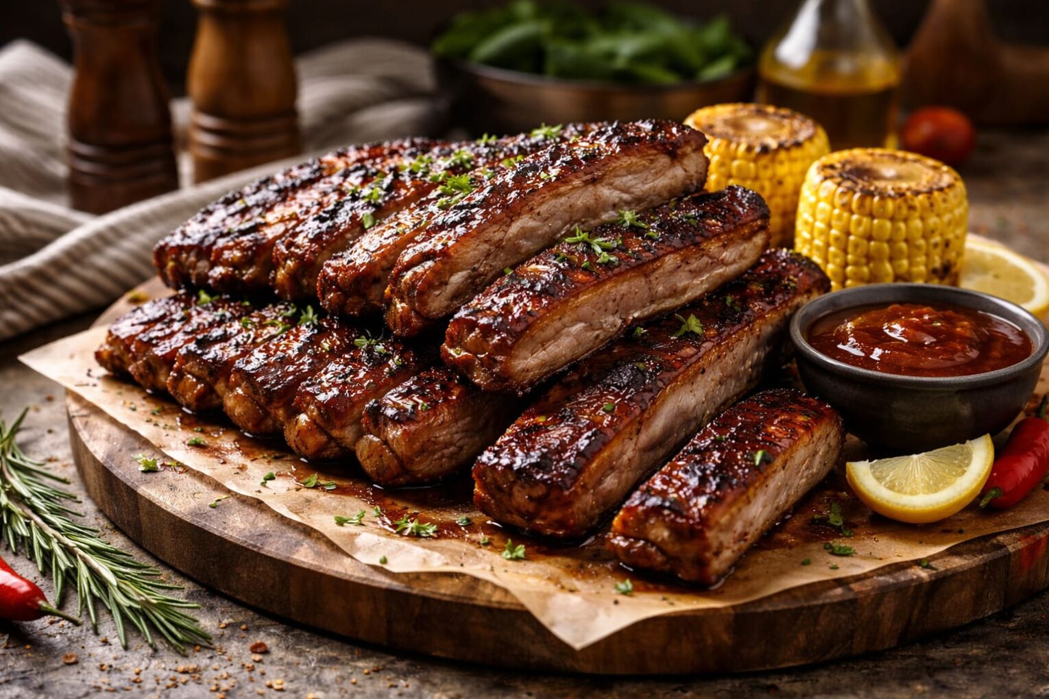 cách ướp sườn nướng ngon