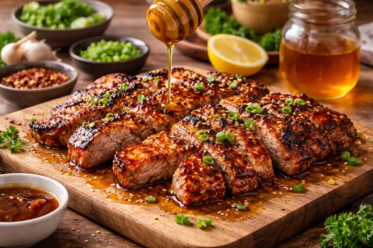 cách ướp thịt nướng mật ong
