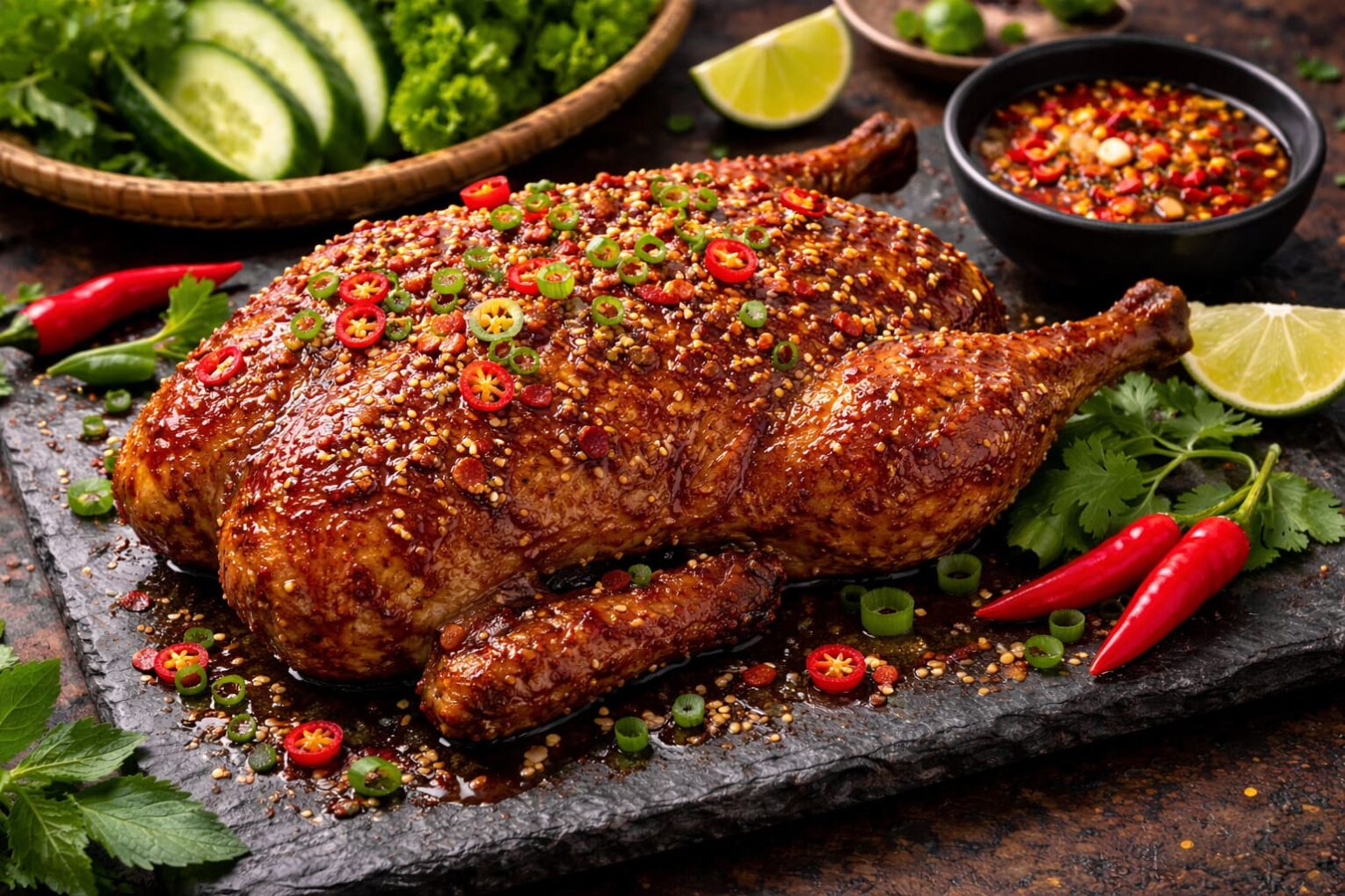 Cách ướp thịt vịt nướng sa tế