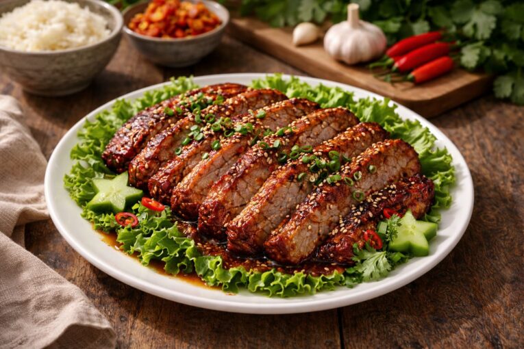 thịt nạc vai làm món gì