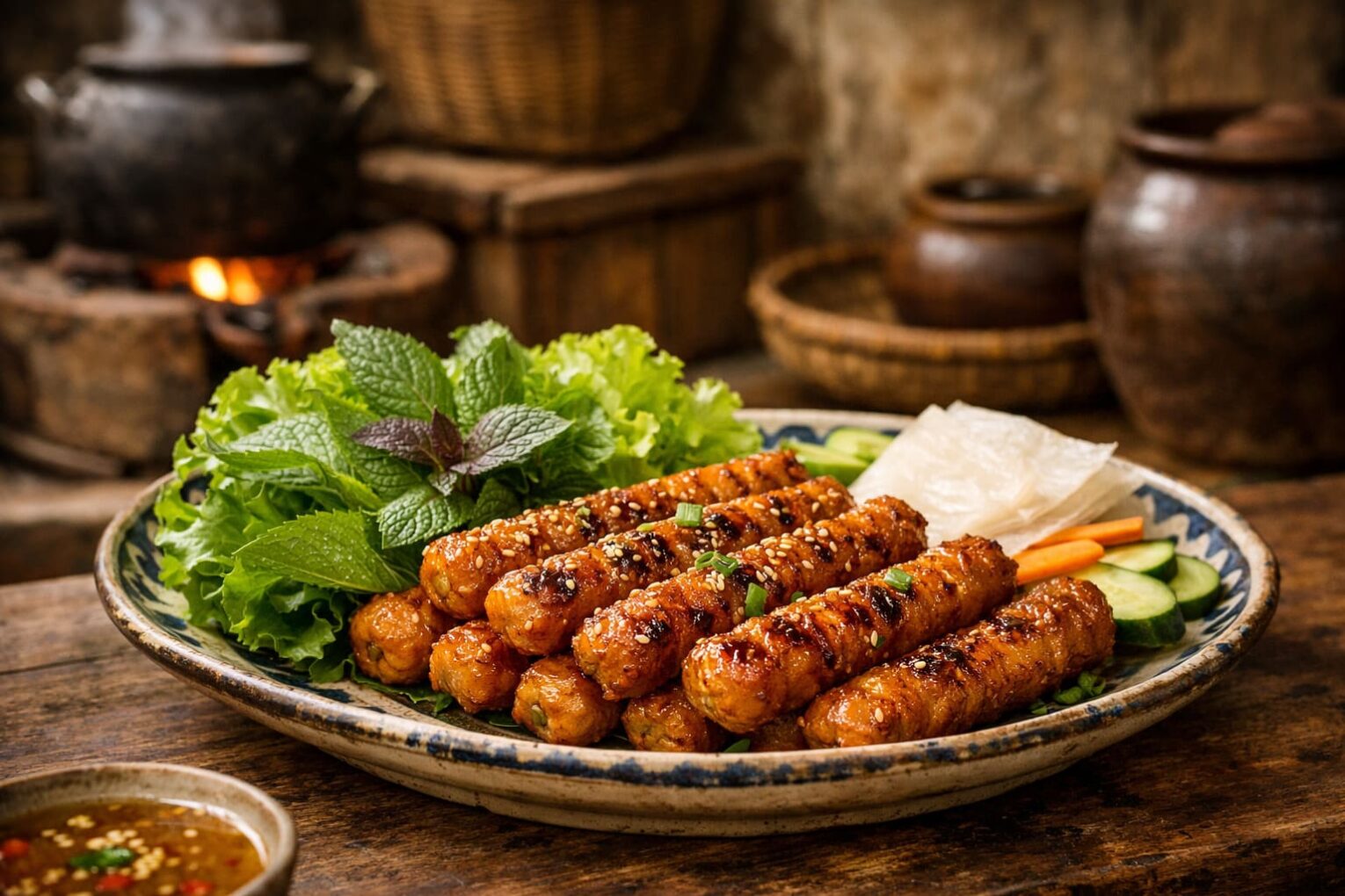 Cách làm nem nướng chay chi tiết từng bước