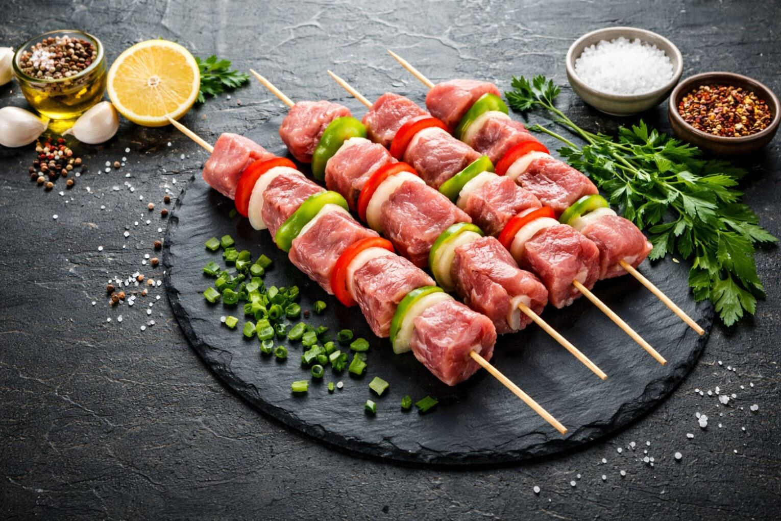 Công thức ướp thịt xiên nướng kiểu “hàng quán” đậm đà