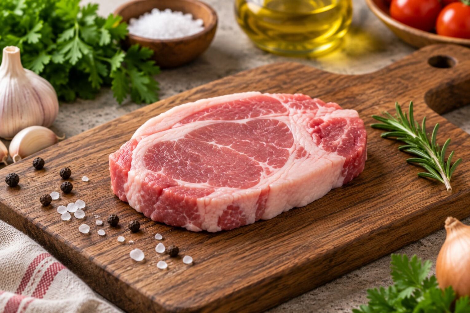 Nguyên liệu chuẩn bị cho món thịt nướng miền Bắc