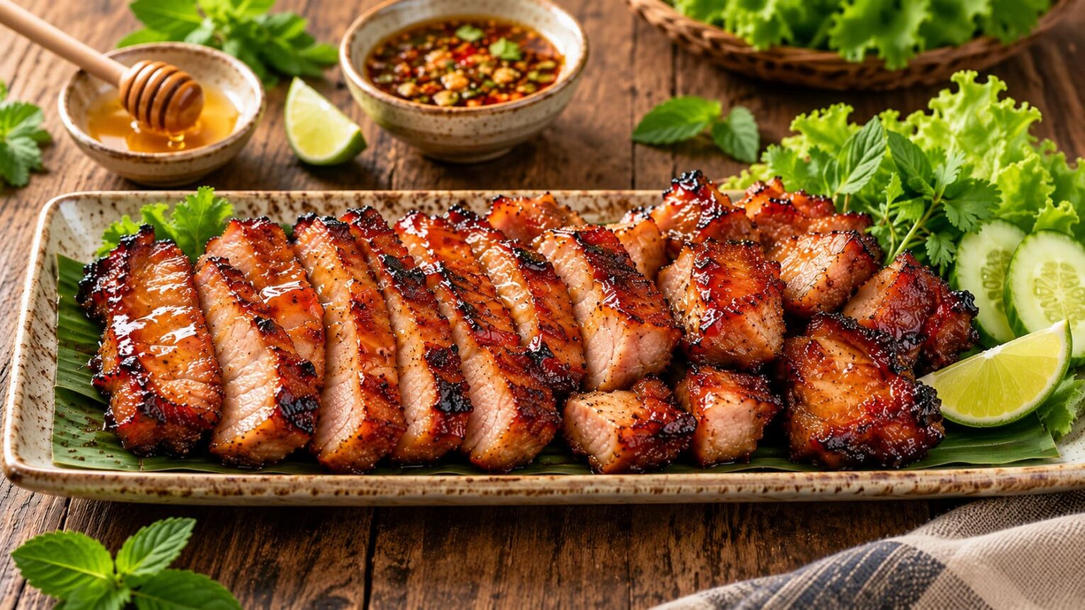 cách làm sốt ướp thịt heo nướng