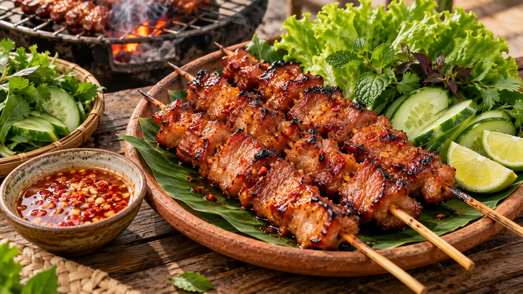 cách ướp thịt heo nướng đơn giản