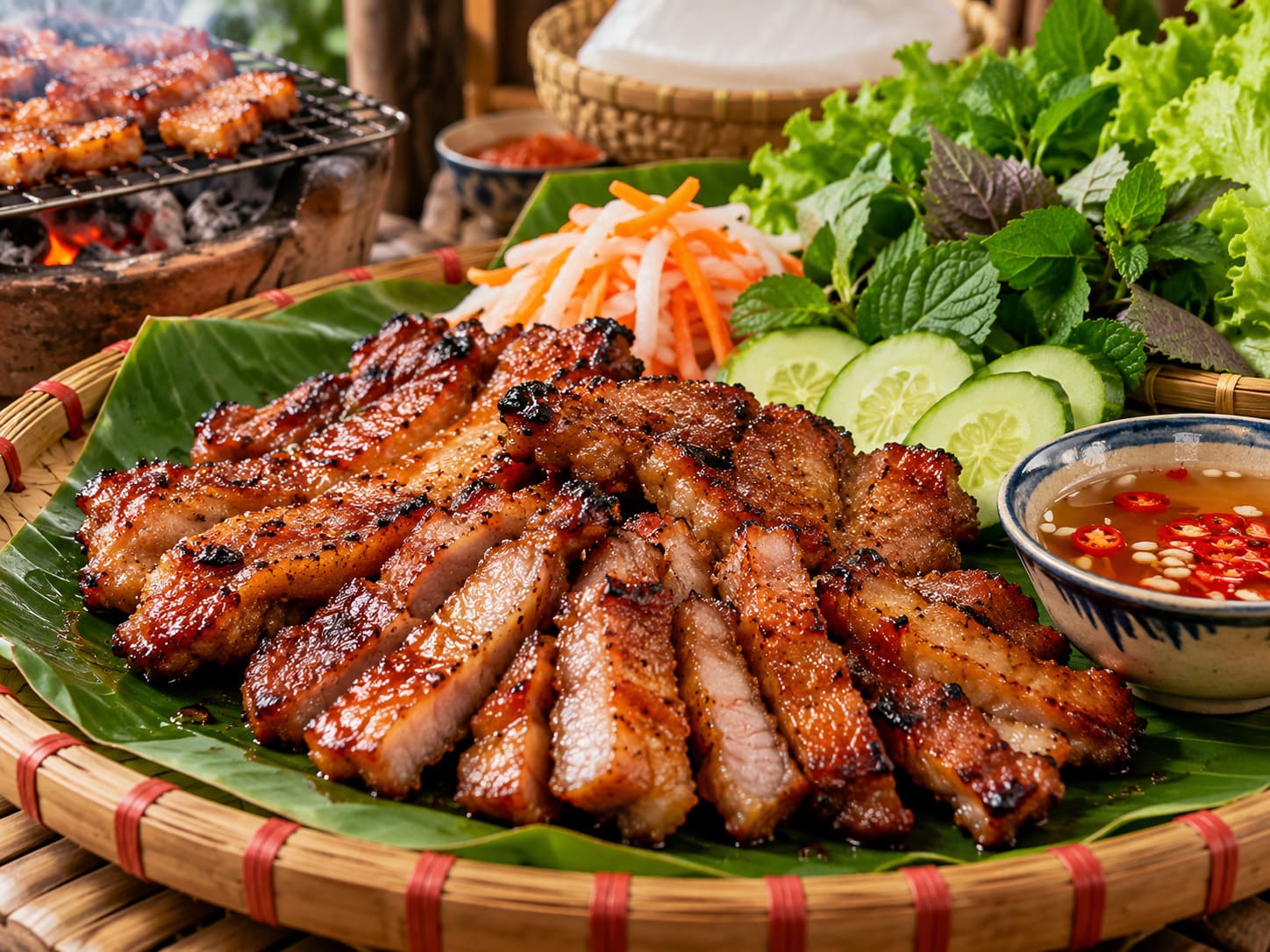 cách ướp thịt heo nướng ngon
