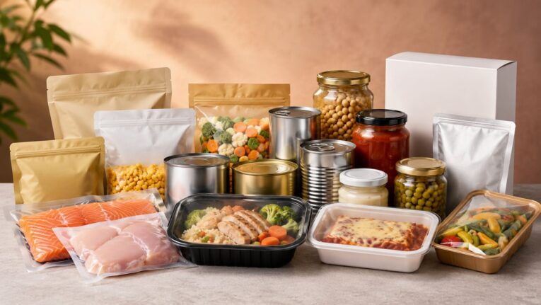 các loại thực phẩm đóng gói