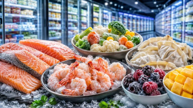 các loại thực phẩm đông lạnh