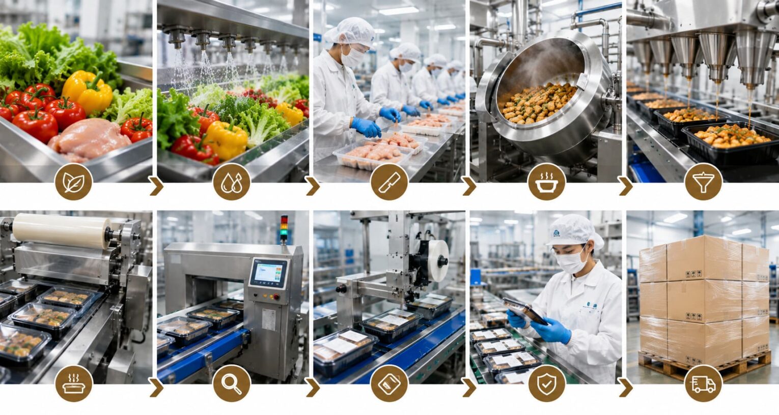sản xuất thực phẩm đóng gói