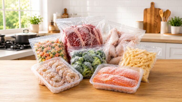 đóng gói thực phẩm đông lạnh