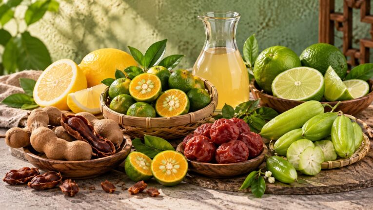 các loại gia vị tạo chua